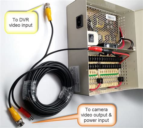 siamese security camera power box